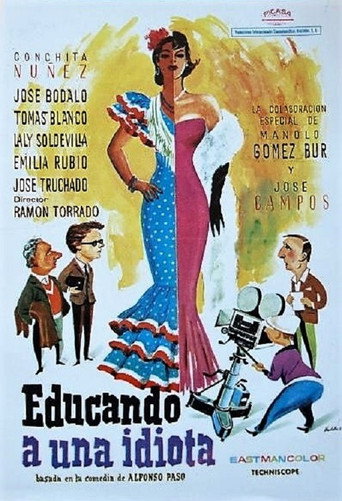 Educando a una idiota movie poster