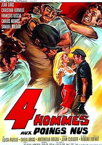Quatre hommes aux poings nus movie poster