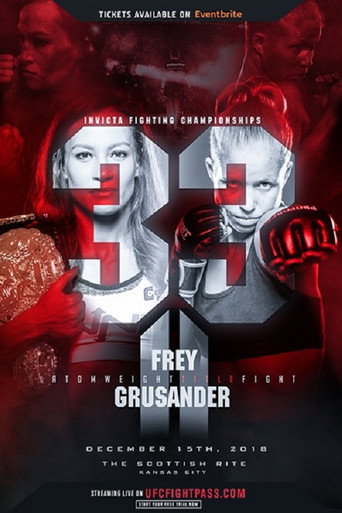 Invicta FC 33: Frey vs. Grusander II movie poster