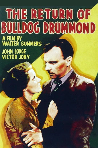 The Return of Bulldog Drummond movie poster