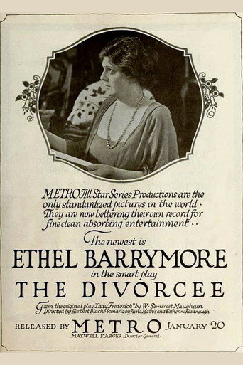 The Divorcee movie poster