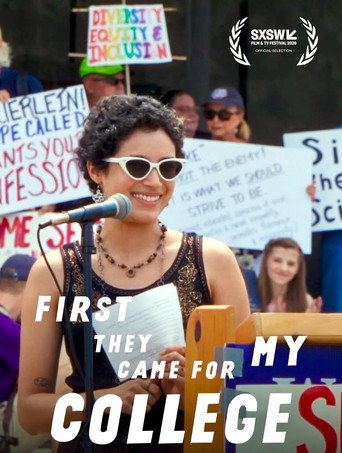 First They Came for My College movie poster