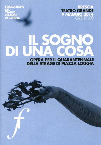 Il sogno di una cosa movie poster