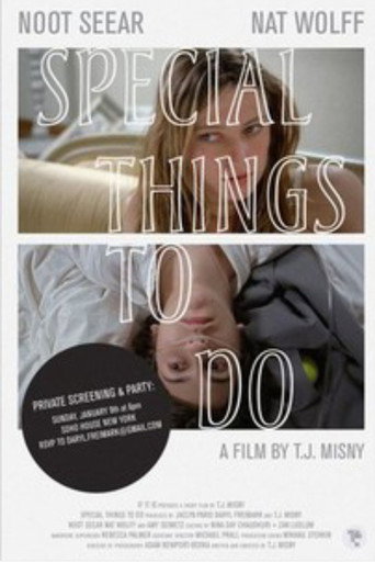 Special Things to Do movie poster