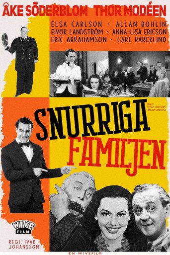 Snurriga familjen movie poster