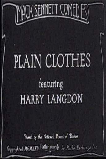 Plain Clothes movie poster