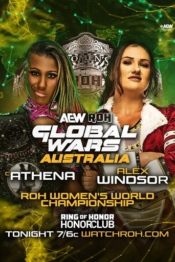AEW ROH Global Wars Australia movie poster