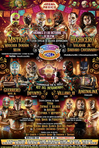 CMLL Dia De Muertos Viernes Espectacular movie poster