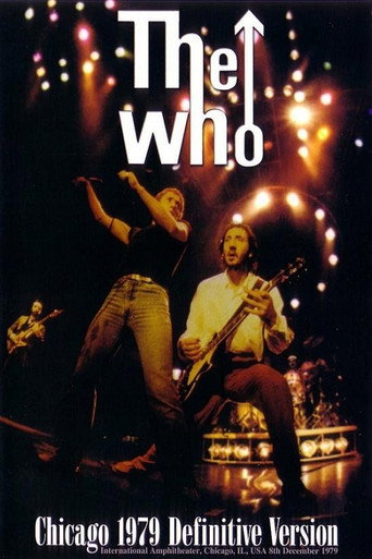 THE WHO Live At The Chicago Amphitheater 1979 movie poster