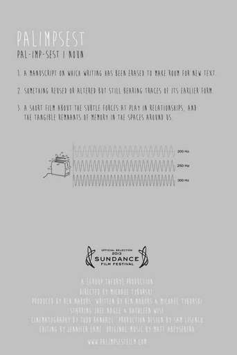 Palimpsest movie poster
