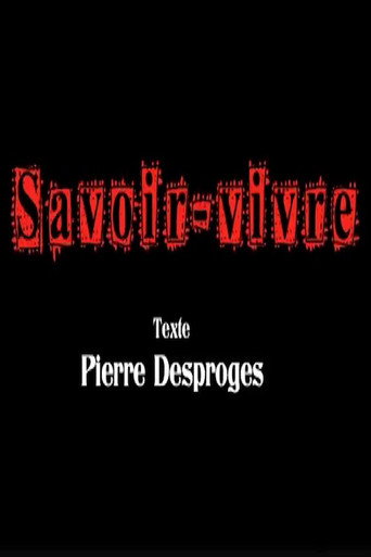 Savoir-vivre movie poster