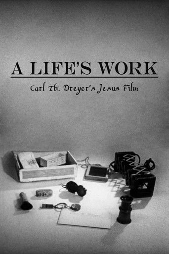 A Life's Work – Carl Th. Dreyer's Jesus Film movie poster