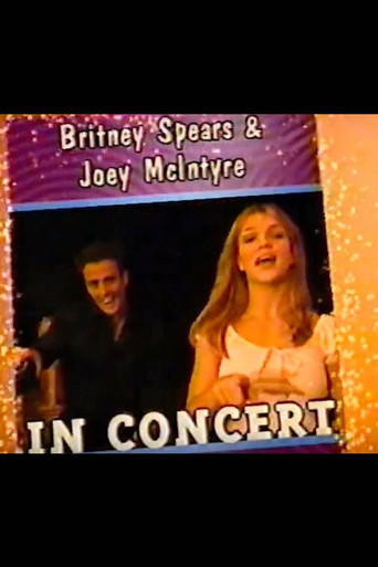 Britney Spears & Joey McIntyre in Concert movie poster