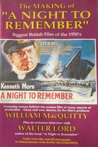 The Making of 'A Night to Remember' movie poster