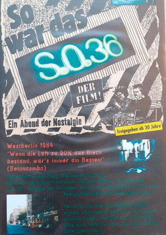 Such Was the S.O. 36 movie poster