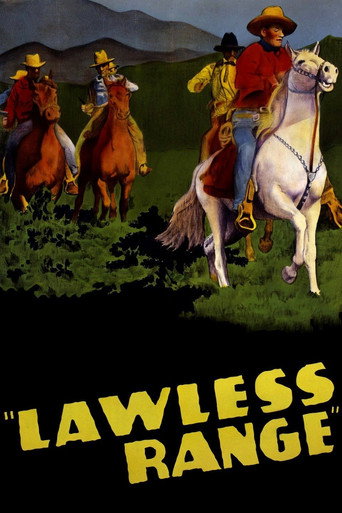 Lawless Range movie poster
