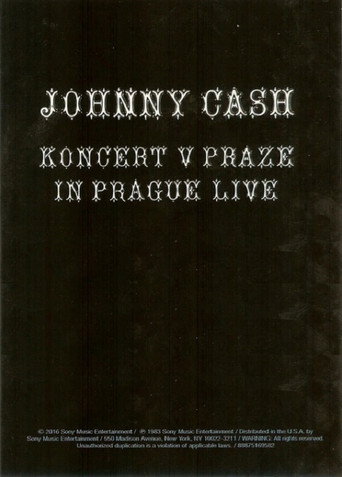 Johnny Cash: Live in Prague movie poster