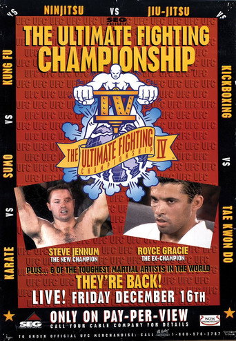 UFC 4: Revenge of the Warriors movie poster
