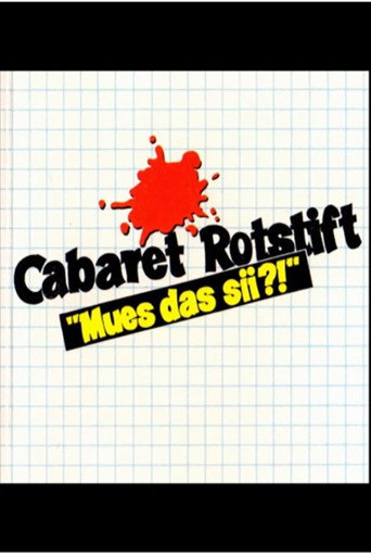 Cabaret Rotstift Mues das sii movie poster