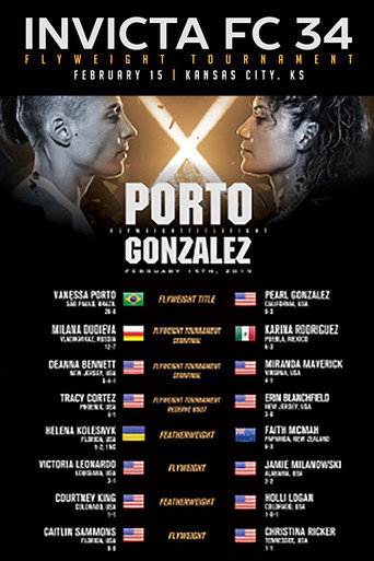 Invicta FC 34: Porto vs. Gonzalez movie poster