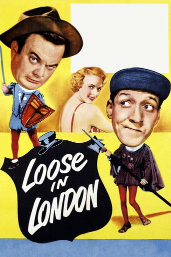 Loose in London movie poster