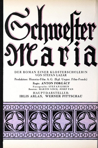 Mária növér movie poster