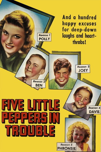 Five Little Peppers in Trouble movie poster