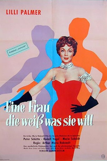 Eine Frau, die weiß was sie will movie poster