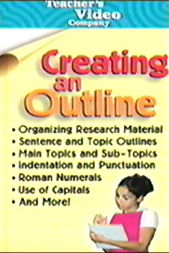Creating An Outline movie poster