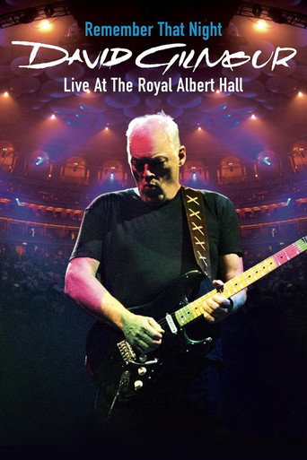 David Gilmour: Remember That Night - Live at the Royal Albert Hall movie poster