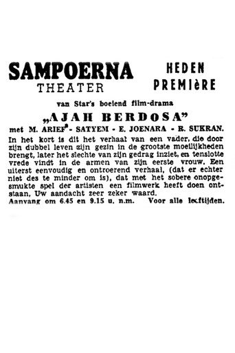 Ajah Berdosa movie poster