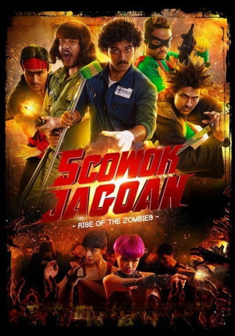 5 Cowok Jagoan: Rise of the Zombies movie poster