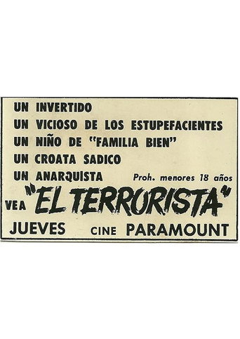 El terrorista movie poster