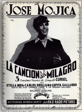 La canción del milagro movie poster