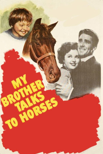 My Brother Talks to Horses movie poster