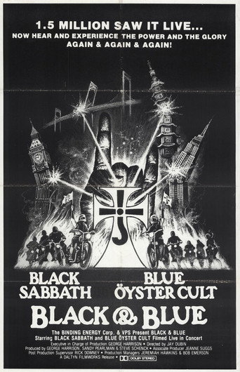 Black Sabbath & Blue Öyster Cult: Black and Blue movie poster