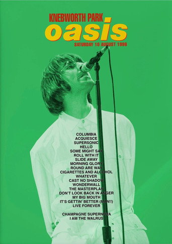 Oasis: First Night Live at Knebworth Park movie poster