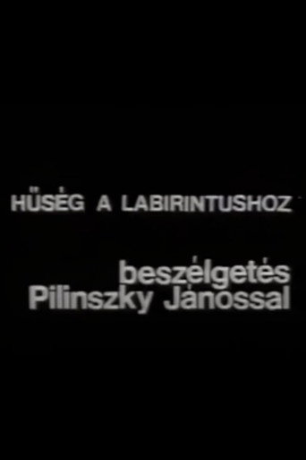 Hűség a labirintushoz – Beszélgetés Pilinszky Jánossal movie poster
