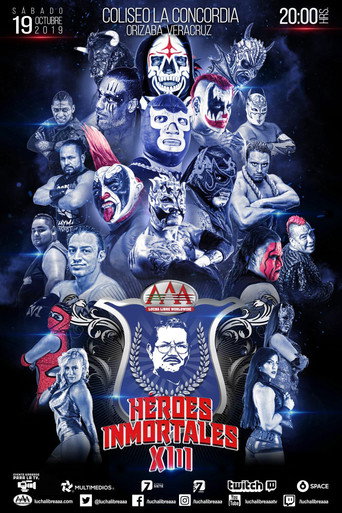 AAA Héroes Inmortales XIII movie poster
