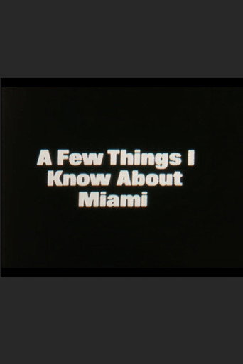 A Few Things I Know About Miami movie poster