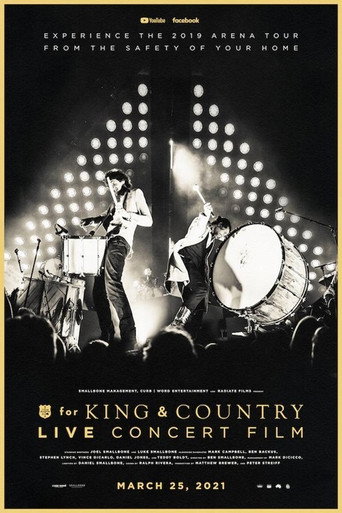 The For King & Country Live Concert Film movie poster