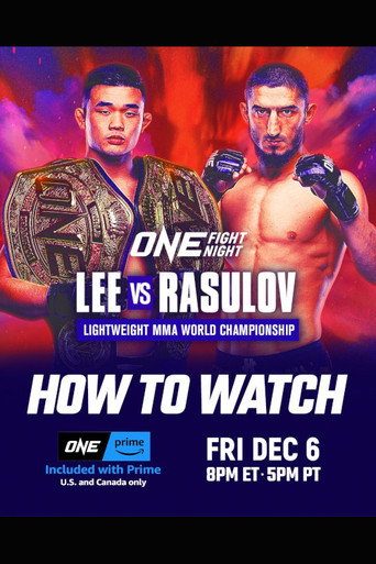 ONE Fight Night 26: Lee vs. Rasulov movie poster