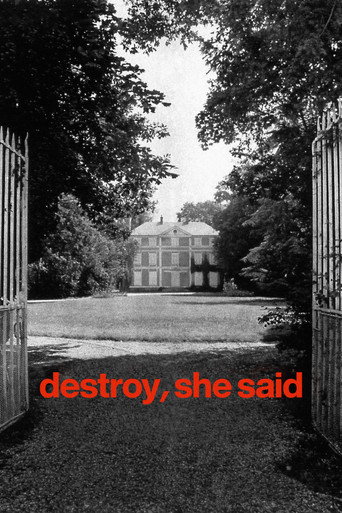 Destroy, She Said movie poster