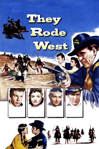 They Rode West movie poster