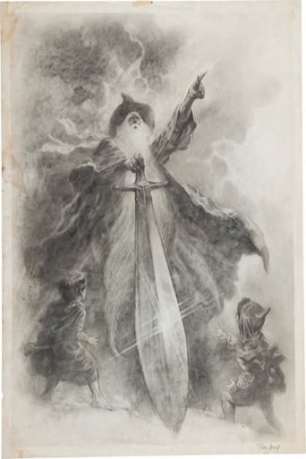 Forging Through the Darkness: The Ralph Bakshi Vision for 'The Lord of the Rings' movie poster