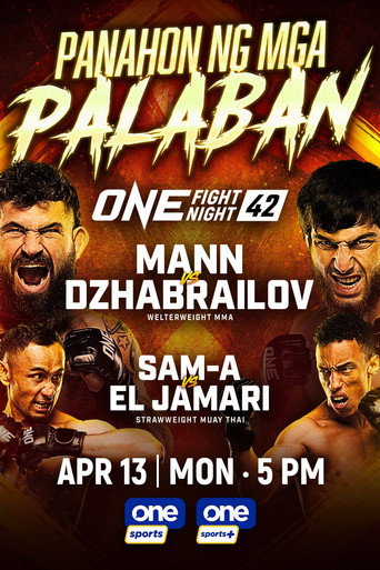 ONE Fight Night 42: Mann vs. Dzhabrailov movie poster