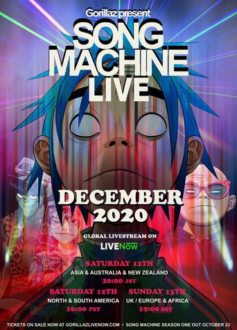 Gorillaz Present: Song Machine LIVE movie poster