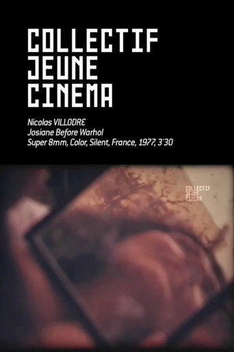 Josiane Before Warhol movie poster