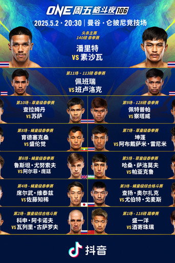 ONE Friday Fights 106: Panrit vs. Suksawat movie poster