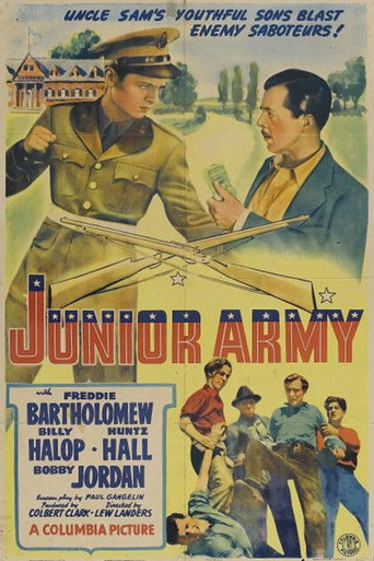 Junior Army movie poster